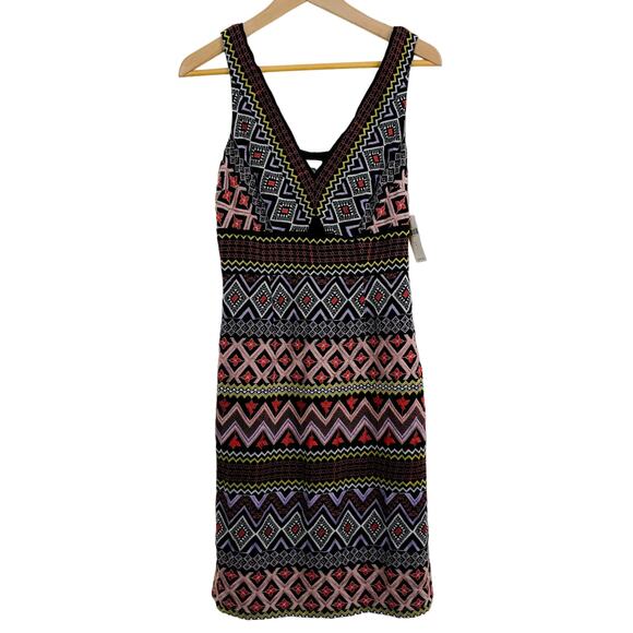 Anthropologie Akemi + Kin Women's Geo-Embroidered Column Dress Size 4 NWT $168 - Picture 5 of 12